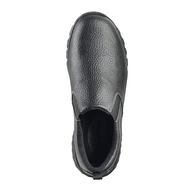 Avenger Safety Footwear Men Aluminum Toe FLIGHT SLIP-ON AT, MENS PR, Black, 11, Wide - A7001-11W