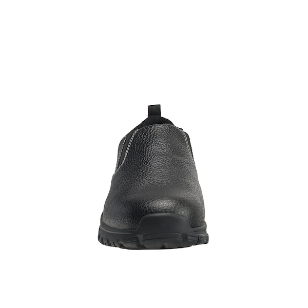 Avenger Safety Footwear Men Aluminum Toe FLIGHT SLIP-ON AT, MENS PR, Black, 11, Wide - A7001-11W