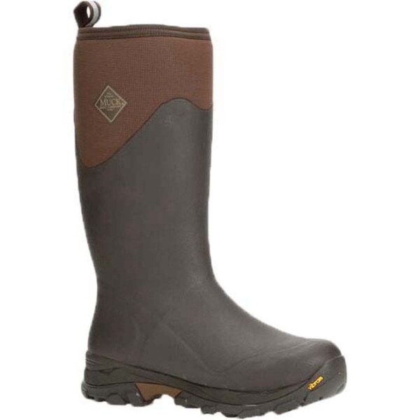 Muck Boot Co Men's Arctic Ice Insulated Tall Rubber Boot, Plain Toe, 16" Height, Brown, 11 - AVTVA900 M  110