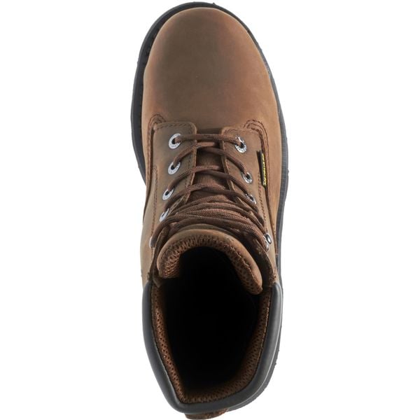Wolverine Men's 8-Inch Work Boot, 10 M, Steel Toe, 8 in H, Brown, W05680 - W05680