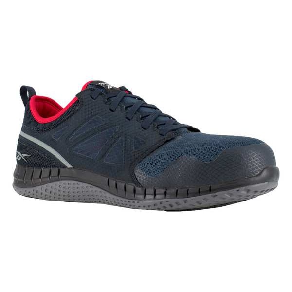 Reebok Men's Athletic Shoe, Steel Toe, Mesh, Fabric Upper, Rubber Outsole, Lace Up, Navy, 11 W - RB4250