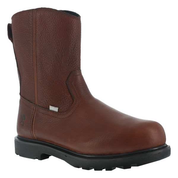 Iron Age Hauler, Men's 10 in Composite Toe Wellington Boot, Brown, 10.5, W, IA0195 - IA0195