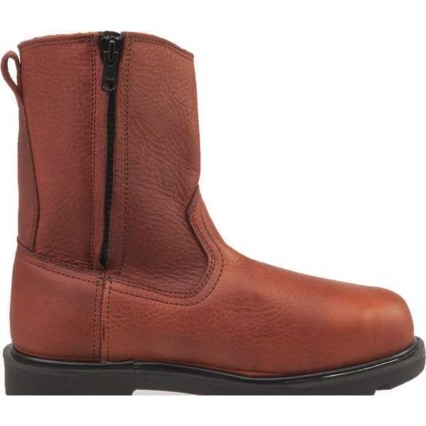 Iron Age Hauler, Men's 10 in Composite Toe Wellington Boot, Brown, 10.5, W, IA0195 - IA0195