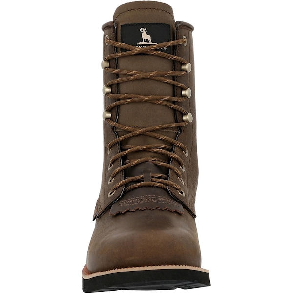 Rocky Men's Waterproof Work Boot, 8.5 M, Steel Toe, 8 in H, Chocolate, RKW0437 - RKW0437