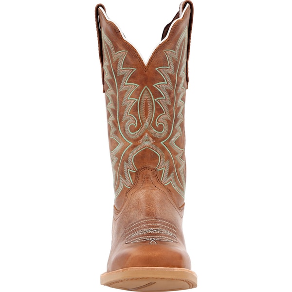 Durango Women's Western Boot, 11 M, Leather, 12 in H, Burnished Sand - DRD0437