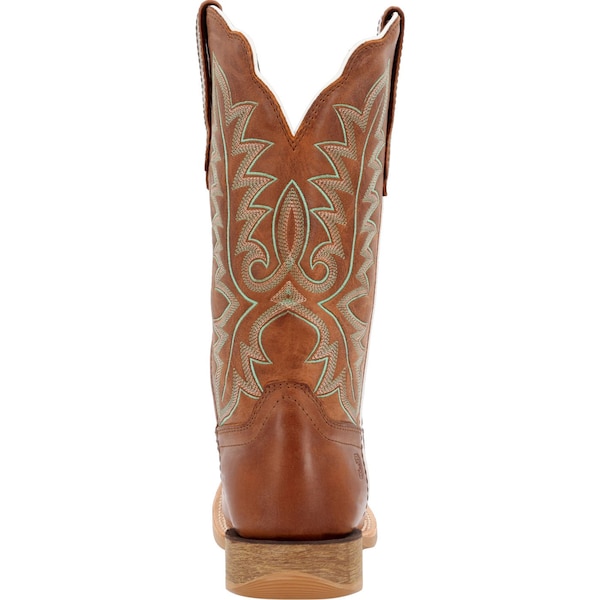 Durango Women's Western Boot, 11 M, Leather, 12 in H, Burnished Sand - DRD0437