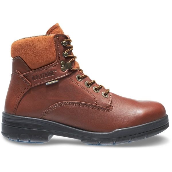 Wolverine Men's 6-Inch Work Boot, 7 W, Steel Toe, 6 in H, Brown, 3120 - W03120