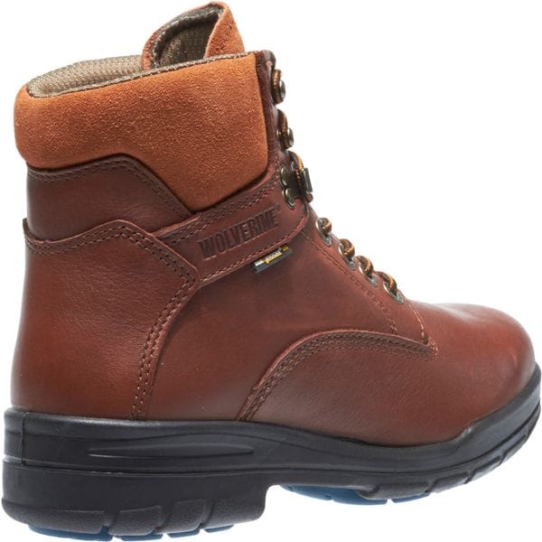 Wolverine Men's 6-Inch Work Boot, 7 W, Steel Toe, 6 in H, Brown, 3120 - W03120