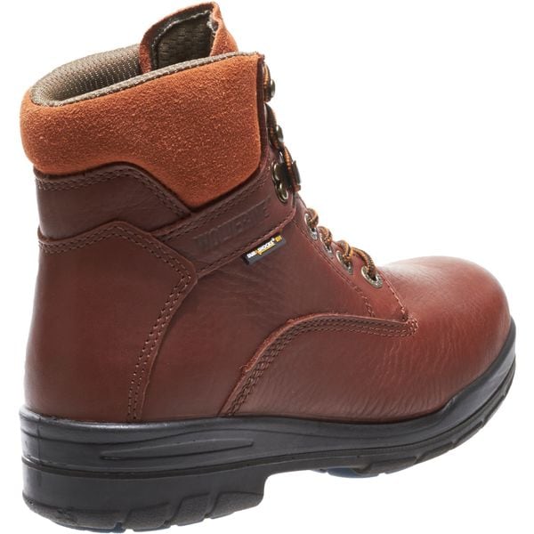 Wolverine Men's 6-Inch Work Boot, 7 W, Steel Toe, 6 in H, Brown, 3120 - W03120