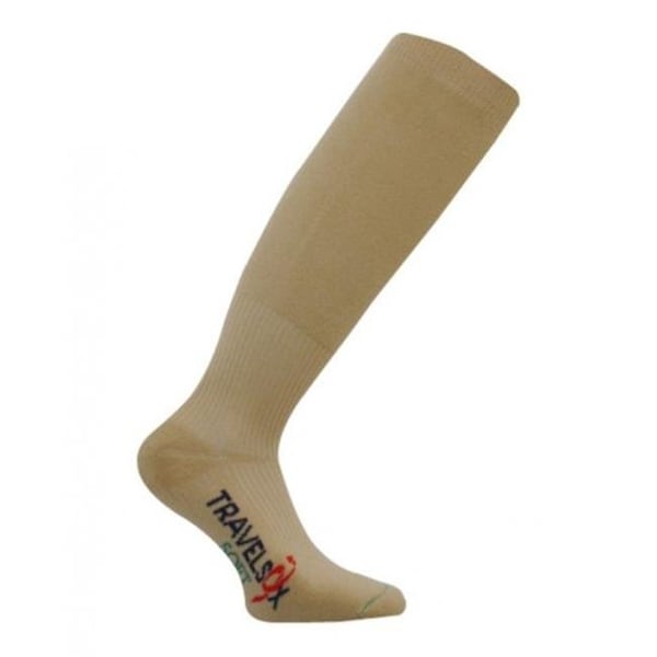 Travelsox Travelsox TSS 6000 Travelsox Soft Padding OTC Socks; Khaki - Small - TSS6000_KH_SM