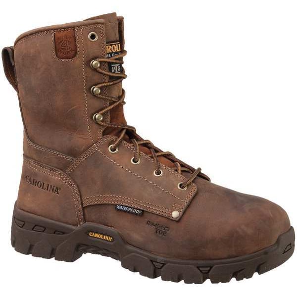 Carolina Shoe CA9582, Men's 8 in Composite Toe 8-Inch Work Boot, Brown, 9, D, CA9582 - CA9582