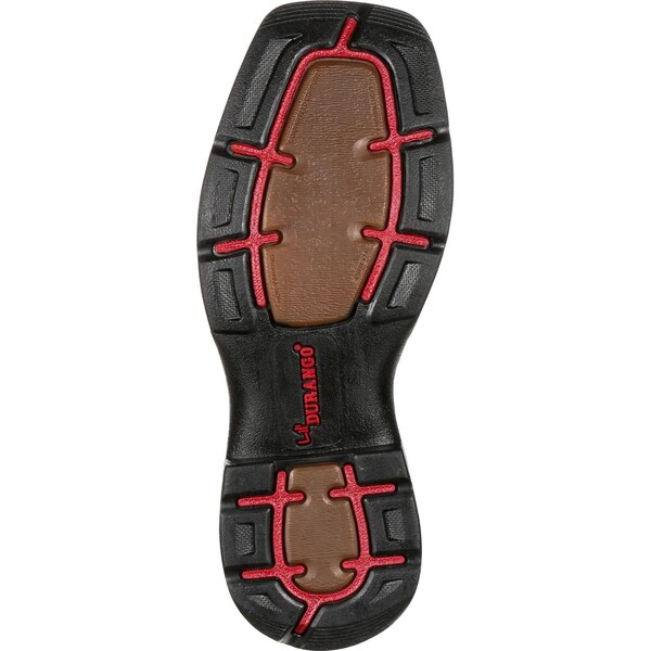 Durango Kids Western Boot, 7 M, Leather, 8 in H, Brown - DBT0160