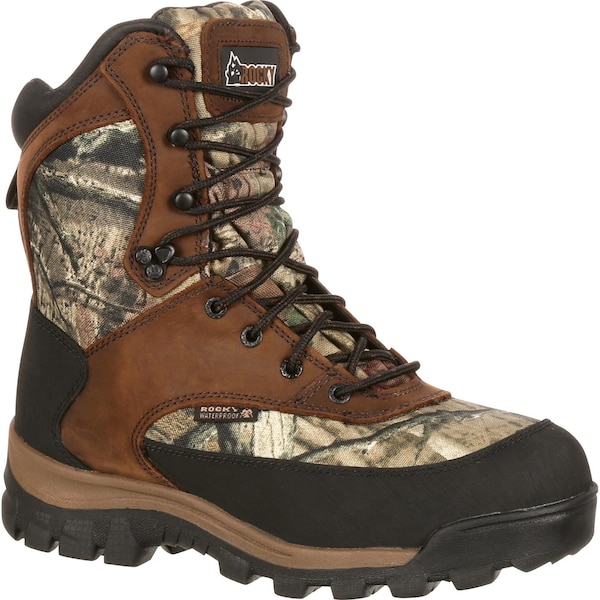 Rocky Core, Men's Waterproof Insulated Outdoor Boot, 12 M, Leather, Nylon, 8 in Height - FQ0004755