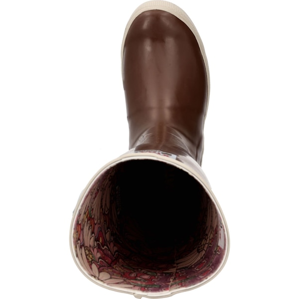 Xtratuf Women's Legacy Tall Rubber Boots, 15 in Height, Brown Redtro Salm, 7 - XWL9FF