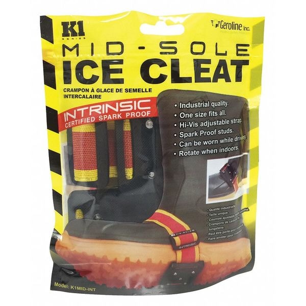 K1 Series Mid-Sole Ice Cleat, Intrinsic, PR - V8770160-O/S
