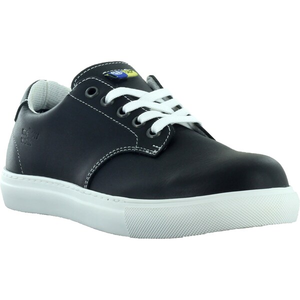 Mellow Walk Safety Womens Steel Toe, Rubber Outsole, Black, 8.5 E - 484072BLK085