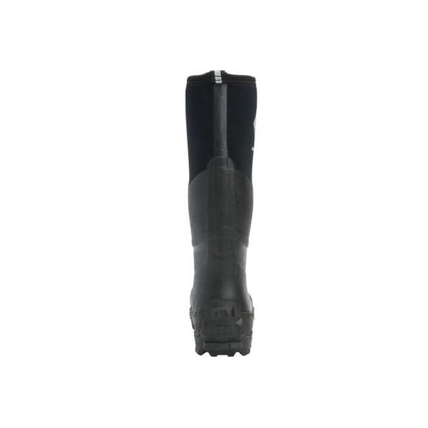 Muck Boot Co Men's MuckMaster Tall Rubber Boot, Plain Toe, 17 in Height, Black, 5 - MMH-500A-BL-050