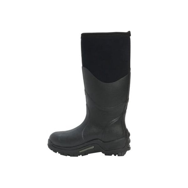 Muck Boot Co Men's MuckMaster Tall Rubber Boot, Plain Toe, 17 in Height, Black, 5 - MMH-500A-BL-050