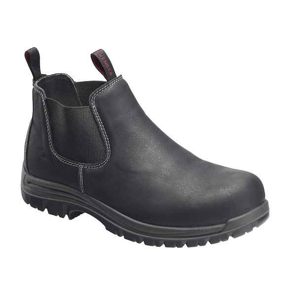Avenger Safety Footwear Men's Composite Toe Slip-On Work Boot, Black, 13, Wide, A7111 - A7111-13W