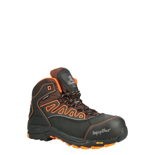 Refrigiwear Composite Toe 6 in Composite Toe Hiker, Black, 9.5, 1240 - 1240CRBLK095