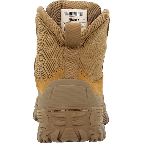 Rocky Mountain Combat 6'' Military Boot, Coyote Brown, Size 18 W - RKC163