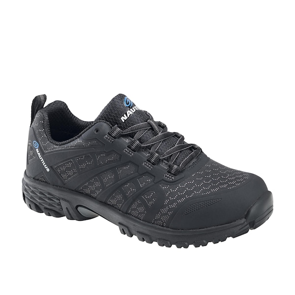 Nautilus Safety Footwear Men Aluminum Toe Size 12 STRATUS AT, MENS PR, Black, 12, Wide - N1911-12W