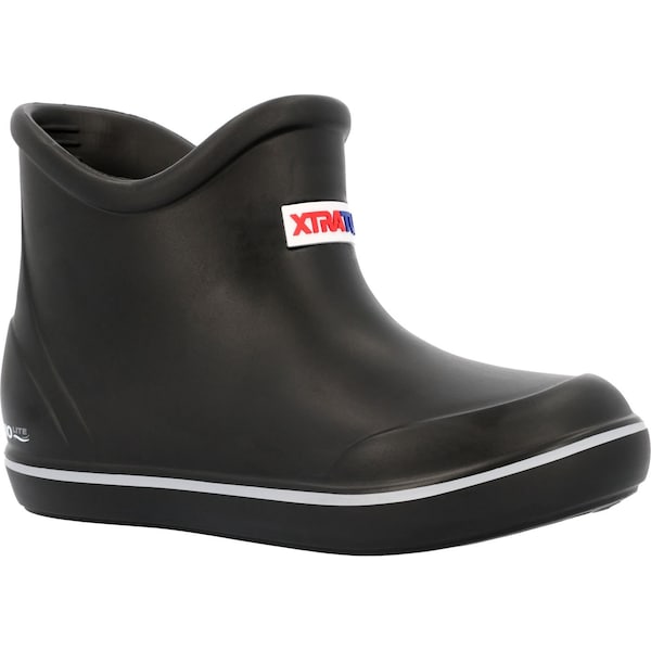 Xtratuf Youth Ankle Boot, Plain Toe Toe, 5 in Height, Black, 7 - XKTF001Y