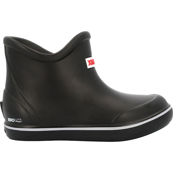 Xtratuf Youth Ankle Boot, Plain Toe Toe, 5 in Height, Black, 7 - XKTF001Y