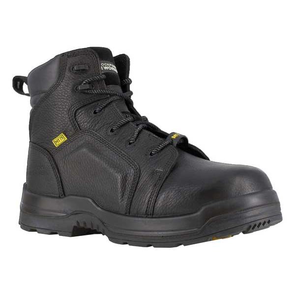 Rockport Works More Energy, Women's 6 in Composite Toe 6-Inch Work Boot, Black, 11, M, RK465 - RK465
