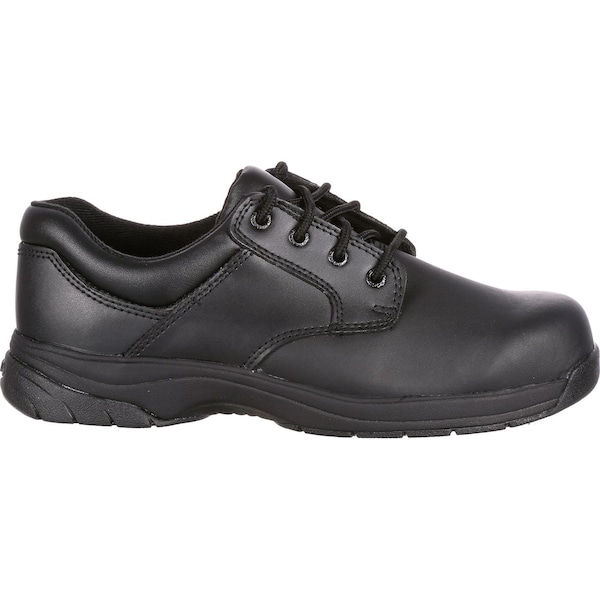 Rocky SlipStop 911, Men's Oxford Shoe, 9.5 W, Leather, 4 in Height, Black - FQ0002034