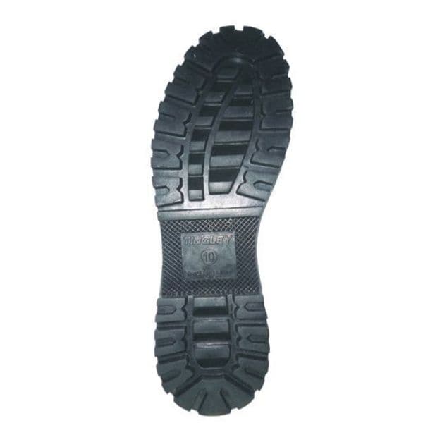 Tingley Men's Tall Rubber Boot w/Met Guard, 12 Steel Toe, 16" H, Black, MB816B - MB816B