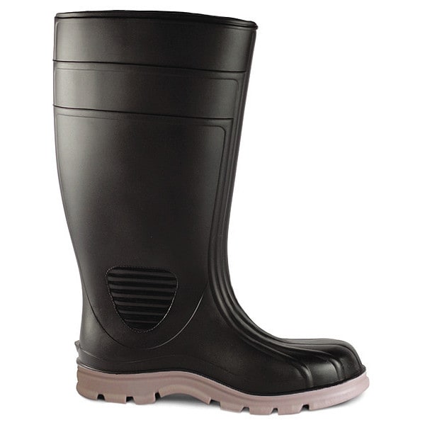 Zoro Select Men's Work Tuff Tall Rubber Boots, Plain Toe, 15" Height, Black, 9 (Formerly Talon Trax) - 21DK98