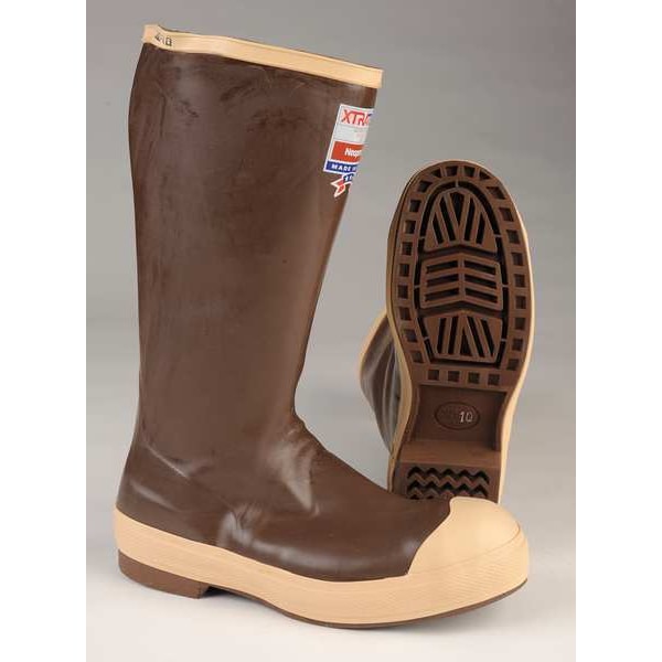 Xtratuf Men's Tall Rubber Boots, 9, Steel Toe, 15" H, Tan, 22271G/G - 22271G/9