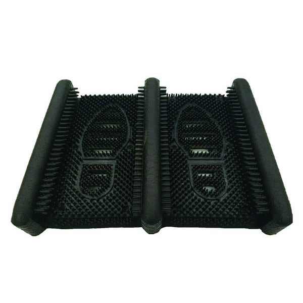 Notrax Boot Brush, Black, 12 in W, 15 in L, Nylon - 352S1215BL