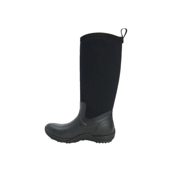 Muck Boot Co Women's Arctic Adventure Tall Rubber Boot, Plain Toe, Black, 8 - WAA-000-BLK-080