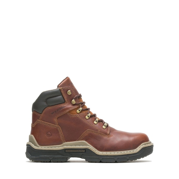 Wolverine Men's 6 in Composite Toe 6-Inch Work Boot, Brown, 9 1/2, W, W211099 - W211099