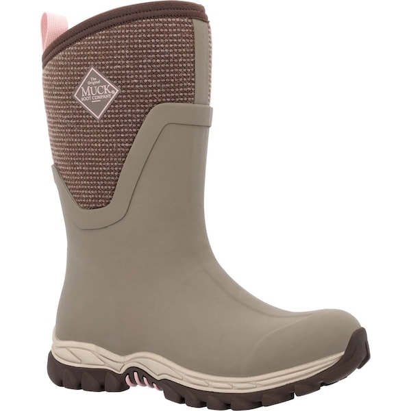 Muck Boot Co Women's Arctic Sport II Waterproof Mid Boot, Plain Toe, 10" Height, Brown, 10 - AS2M901  M  100