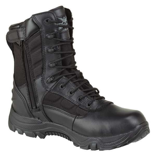 Thorogood Shoes Boots, Men, 13XW, Side Zip, 8 in. H, Blk, PR - 834-6219 13XW