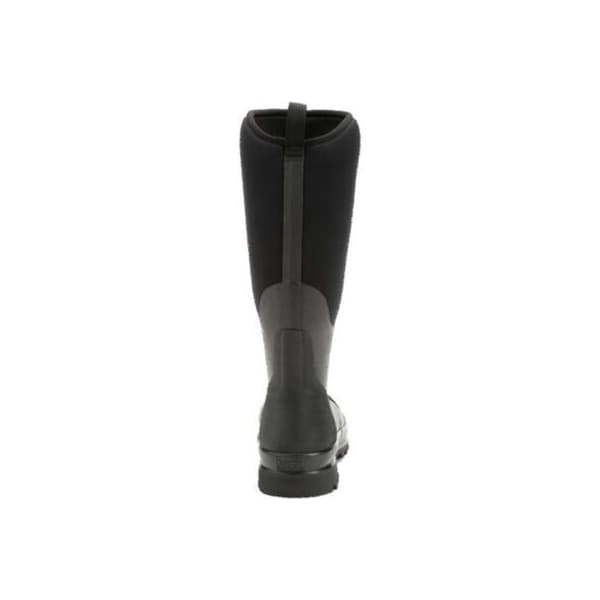 Muck Boot Co Women's Chore Tall Rubber Boot, Plain Toe, 16 in Height, Black, 7 - WCHT-000-BLK-070