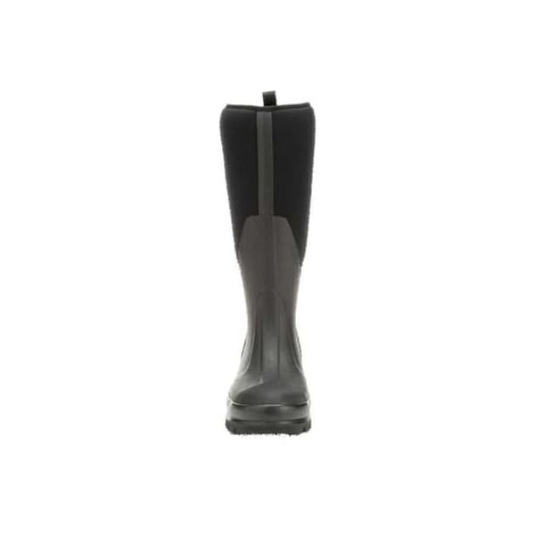 Muck Boot Co Women's Chore Tall Rubber Boot, Plain Toe, 16 in Height, Black, 7 - WCHT-000-BLK-070