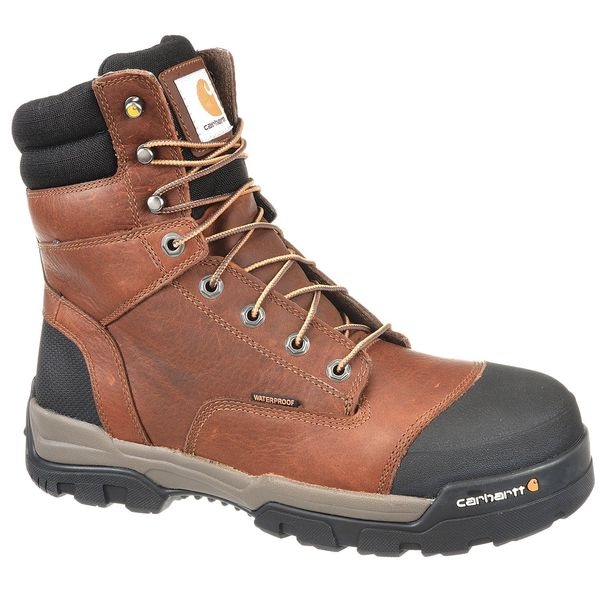 Carhartt CME8355, Men's 8 in Composite Toe 8-Inch Work Boot, Brown, 13, Wide, CME8355 - CME8355