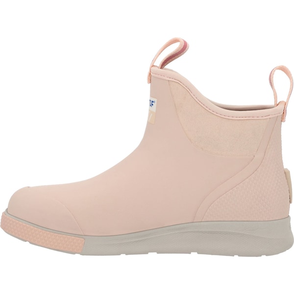 Xtratuf Women's Ankle Deck Boot, 7 M, Leather, 6 in H, Blush Peach - XADSW401