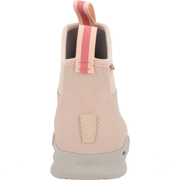 Xtratuf Women's Ankle Deck Boot, 7 M, Leather, 6 in H, Blush Peach - XADSW401
