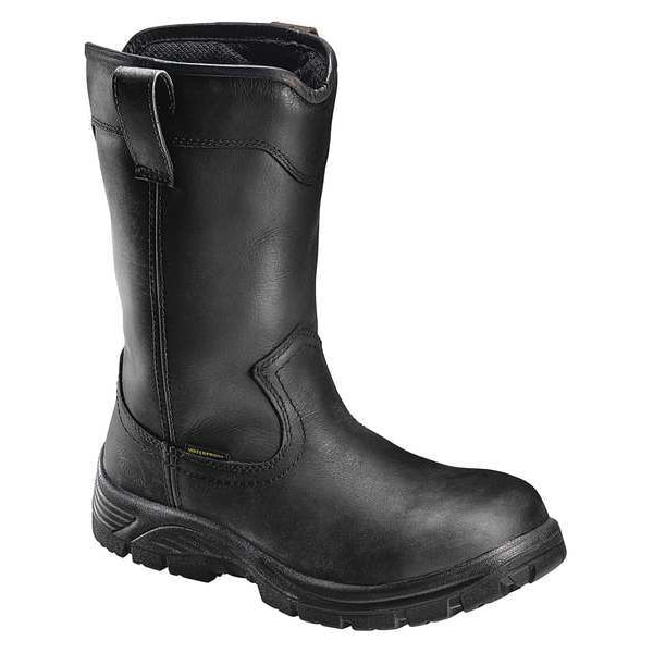 Avenger Safety Footwear Avenger 7847, Men's 10 in Composite Toe Wellington Boot, Black, 11 1/2, Medium, A7847 - A7847 11.5M