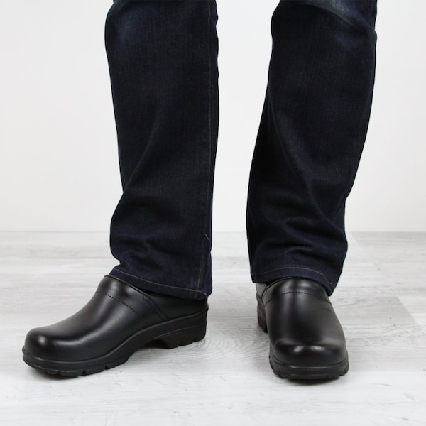 Sanita DAVID Men's Closed Back Clog in Black, Size 10-10.5, PR - 1501021-002-44