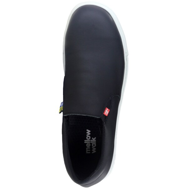Mellow Walk Safety Mens Steel Toe, Rubber Outsole, Black, 8.5 EE - 582072BLK085