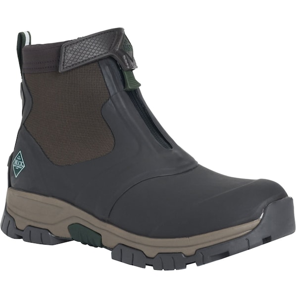 Muck Boot Co Men's Apex Mid Zip Ankle Boot, Plain Toe, 8" Height, Brown, 7 - AXMZ900  M  070