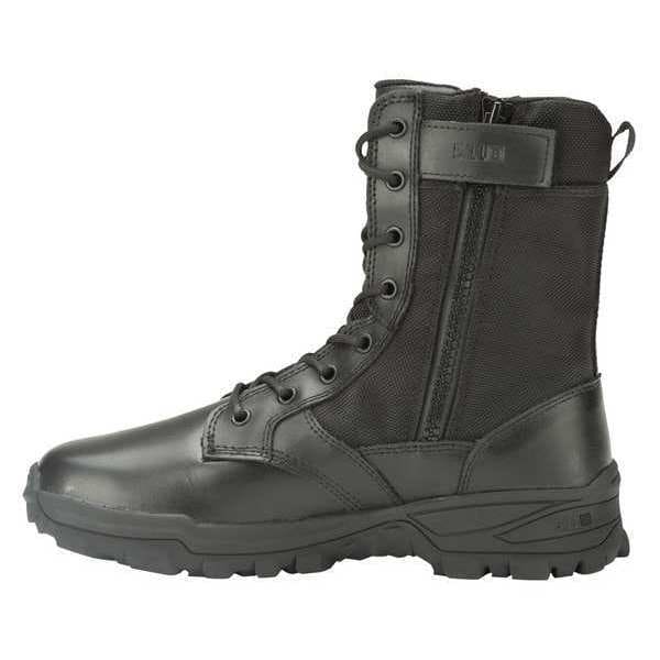 5.11 Speed 3.0, Unisex Side Zip Boot, 11 R, Leather/Nylon, 8 in Height, Black - 12336
