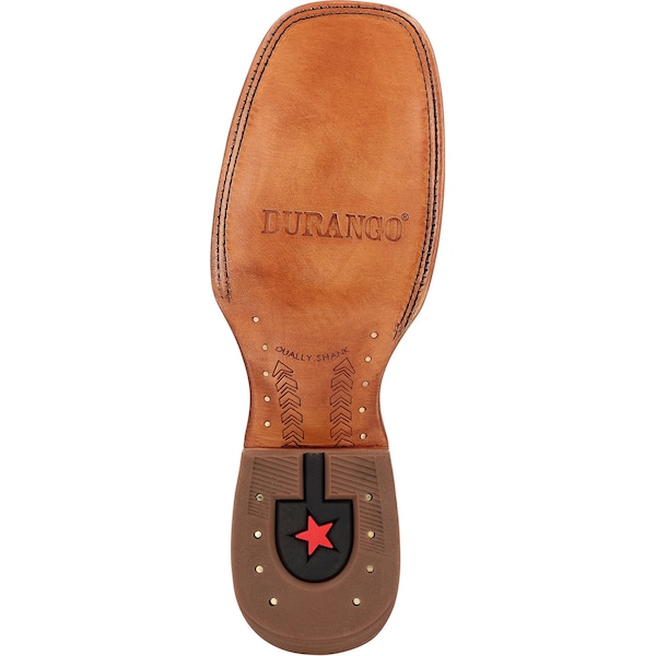 Durango Men's Western Boot, 8.5 W, Leather, 13 in H, Gold Rush - DDB0411