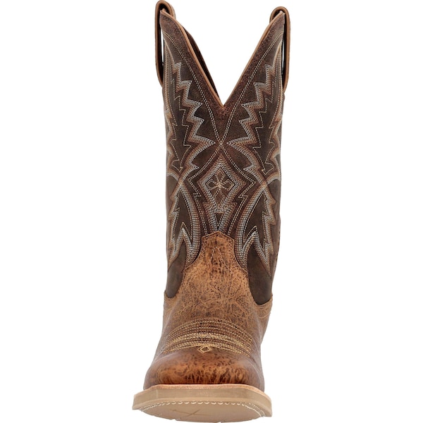 Durango Men's Western Boot, 9 W, Leather, 12 in H, Tan Brown - DDB0357